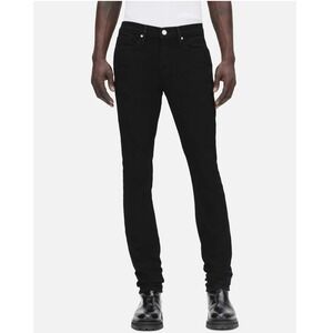 Frame Denim L'Homme Skinny Jeans in Noir Black Mens 31‎